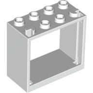 Lego rám okna 2x4x3, bílá (4584888)
